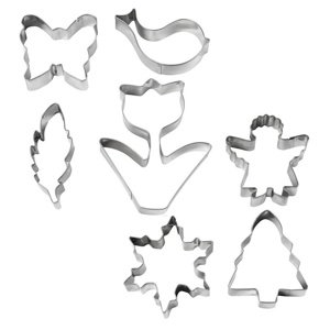 Set metalnih oblika - 4 komada | razni oblici (metalni kalupi)