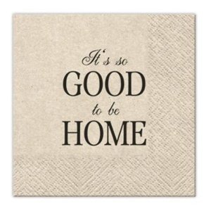 Salveta za dekupaž Good to be Home - 1 komad (salvete za)