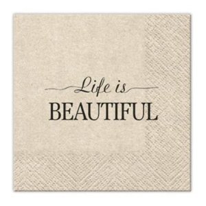 Salvete za dekupaž Beautiful Life - 1 komad (salvete za)