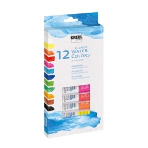 Akvarel boje el Greco KREUL - 12 x 12 ml (vodene boje)