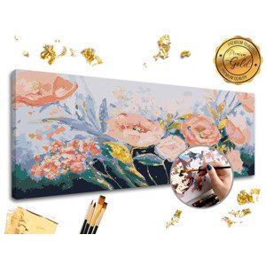 Slikanje po brojevima PREMIUM GOLD - Bašća s ružama (set za)