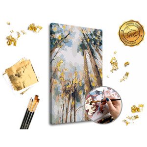 Slikanje po brojevima PREMIUM GOLD - Među drvima (set za)