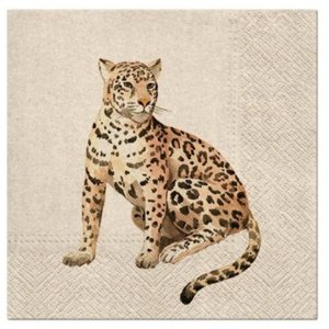 Eko salveta za dekupaž Leopard - 1 kom  (salvete za dekupaž)