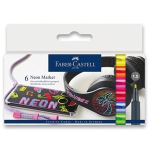 Set neonskih markera Faber Castell 6 kom (Set višenamenskih)