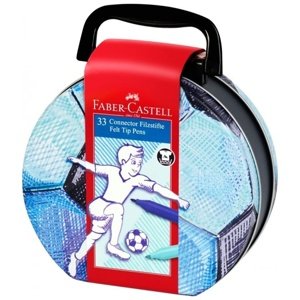 Flomasteri Faber-Castell s klipom Nogomet 33 kom (Konektor)