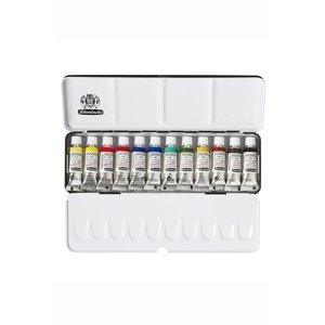 Set akvarel boja u tubama Schmincke HORADAM u metalnoj kutiji  | 12 x 5 ml