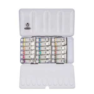 Set akvarel boja u tubama Schmincke HORADAM u metalnoj kutiji  | 18 x 5 ml