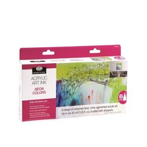 Akrilna tinta Royal & Langnickel neon boje 6 x 30 ml (set)