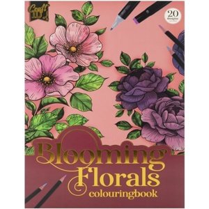 Antistres bojanka BLOMING FLORALS 20 stranica (opuštajuće)