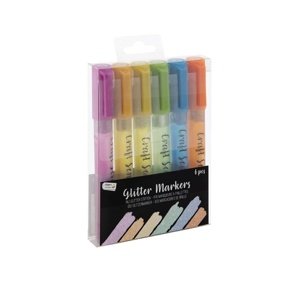Set svjetlucavih markera 6 kom (glitter markeri)