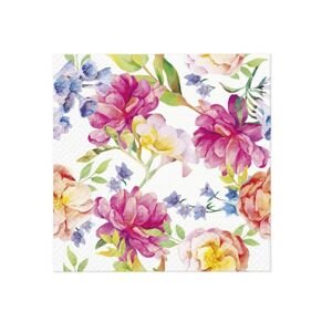 Decoupage salvete - Orchid with Peony - 1kom