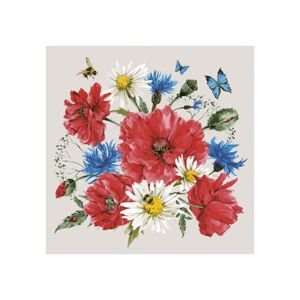Decoupage salvete - Mix of Wild Flowers - 1kom