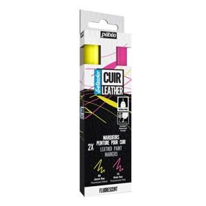 Markeri za kožu Pebeo Setacolor - fluorescentni set od 2 kom