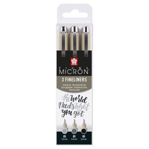 Set tehničkih olovaka Sakura Pigma Micron 3 fineliners