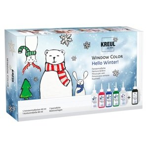 Set boja za staklo KREUL Hello Winter (Kreul boje za staklo)