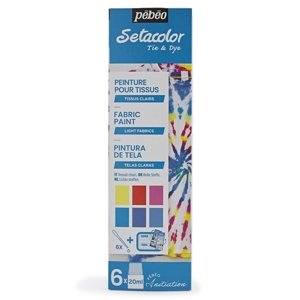 Boje za svijetle tekstile Pebeo Setacolor 6 x 20 ml (hobi boje)