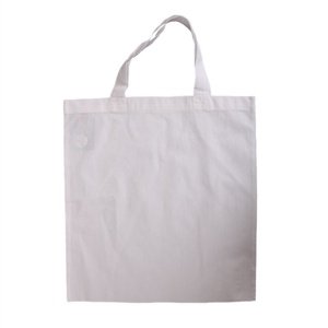 Pamučna torba s kratkom ručkom, bijela 38 x 42 cm (torba za)