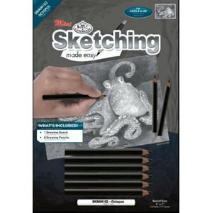 Kreativni set za skiciranje - Hobotnica A5 (set na skiciranje)