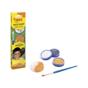 Set boja za lice Animal s priborom 3 x 8 ml