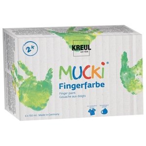 Set boja nanosivih prstima MUCKI - KREUL set 6 x 150 ml (boje)