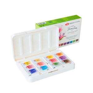 Akvarel boje White Nights Botanica u plastičnoj kutiji - 12 kom ()