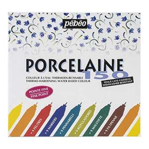 Set od 9 markera za porculan porcelaine 150 - fine