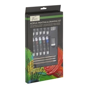 Set akrilnih boja sa priborom