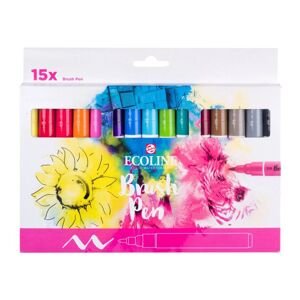 Vodene olovke ECOLINE BRUSH PEN 15 kom