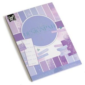 Scrapbooking blok papir A5 24 lista ljubičasti