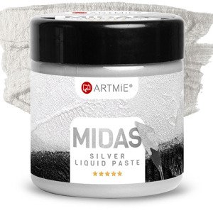 Tekuća metalik pasta ARTMIE MIDAS srebrna | different volumes