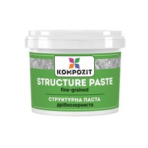 Bijela fino zrnasta strukturirajuća pasta tvrtke Kompozit | Various Volumes