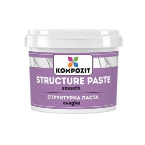 Glatka bijela strukturirajuća pasta tvrtke Kompozit | Various Volumes