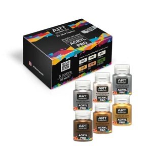 ACRYL PRO set metalnih akrilnih boja