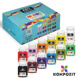 MAMBO kompozitni set boja za tekstil i kožu